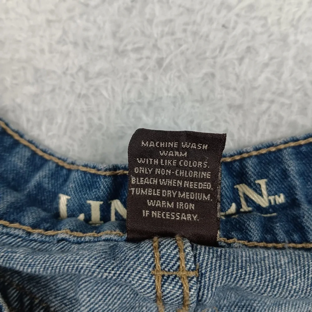 Lincoln Outfitters Shorts Denim Women 14 Blue Cuffed Mid Rise RN57116